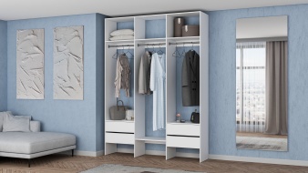 Стеллаж для одежды Мирта 58 BMS для дома