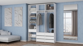 Стеллаж для одежды Мирта 52 BMS для дома