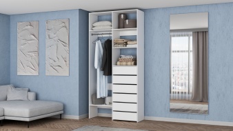 Стеллаж для одежды Мирта 38 BMS для дома