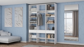 Стеллаж для одежды Мирта 50 BMS для дома