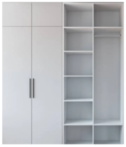 Распашной шкаф Вилета 5 (700х2300х300)