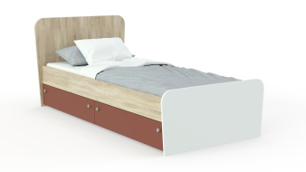 Кровать для детской Алиса КР-32 BMS с изголовьем