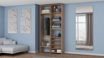 Стеллаж для одежды Мирта 79 BMS для дома