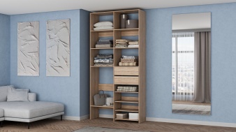 Стеллаж для одежды Мирта 86 BMS для дома