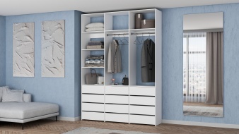 Стеллаж для одежды Мирта 48 BMS для дома