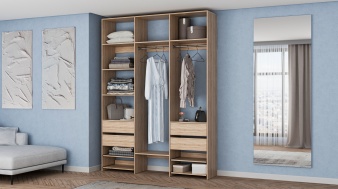 Стеллаж для одежды Мирта 90 BMS для дома