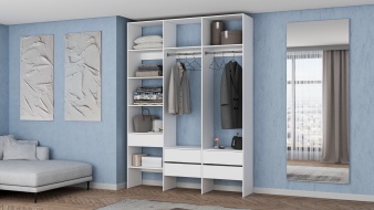 Стеллаж для одежды Мирта 53 BMS для дома