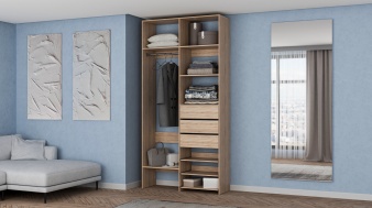 Стеллаж для одежды Мирта 84 BMS для дома