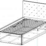 Чертеж Кровать Бетти 2 BMS