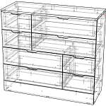 Комод Нордли Nordli 4