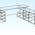Чертеж Стол руководителя Мастер 7 BMS