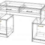 Чертеж Туалетный столик Дэни BMS