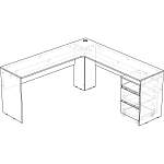 Стол компьютерный угловой Арчи BMS