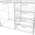 Схема сборки Комод Луна 4Д BMS