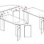 Чертеж Стол для переговоров Акация 5 BMS