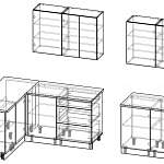 Чертеж Кухня Базис Миксколор 12 BMS