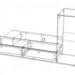 Чертеж Тумба под телевизор ТВА 8 BMS