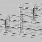 Чертеж Комод Нордли Nordli 26