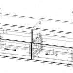 Чертеж Тумба под ТВ Парус-2 BMS