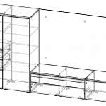 Чертеж Гостиный гарнитур Solo 19 BMS