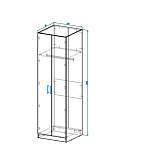 Шкаф распашной Макарена 311 BMS(Платяной отсек (станд. 2))
