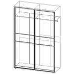 Шкаф-купе №13 BMS(Платяной отсек (станд. 2))