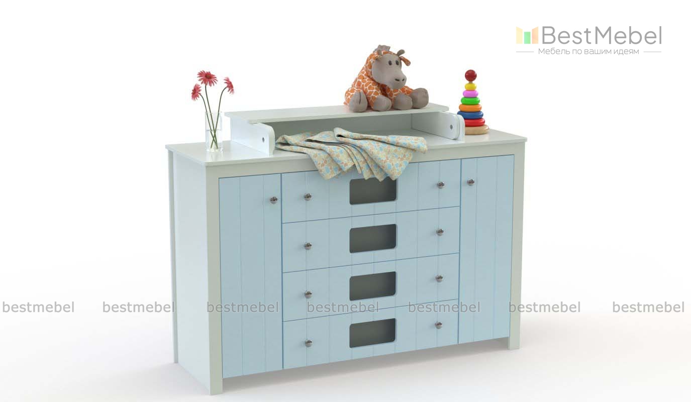 Пеленальный комод Веста Деко 3 BMS