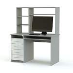 Компьютерный стол Милак глянец 11 BMS - Фото 1