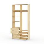 Стеллаж для одежды Мирта 87 BMS - Фото 16