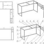 Стол компьютерный Виктор 3 BMS