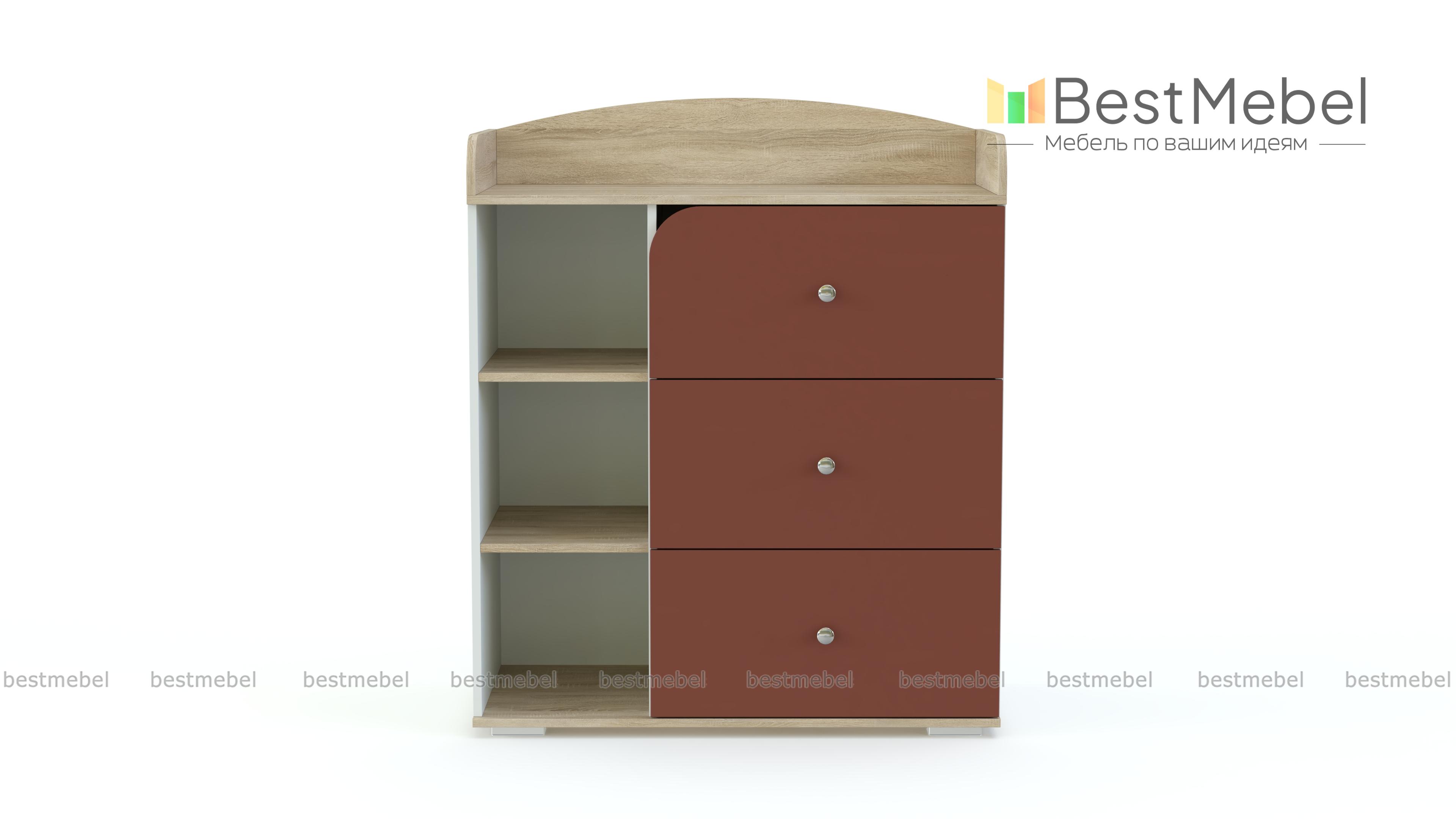 Пеленальный комод Айлин Нео 2 BMS - Фото