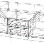 Чертеж Тумба Лондон-31 BMS