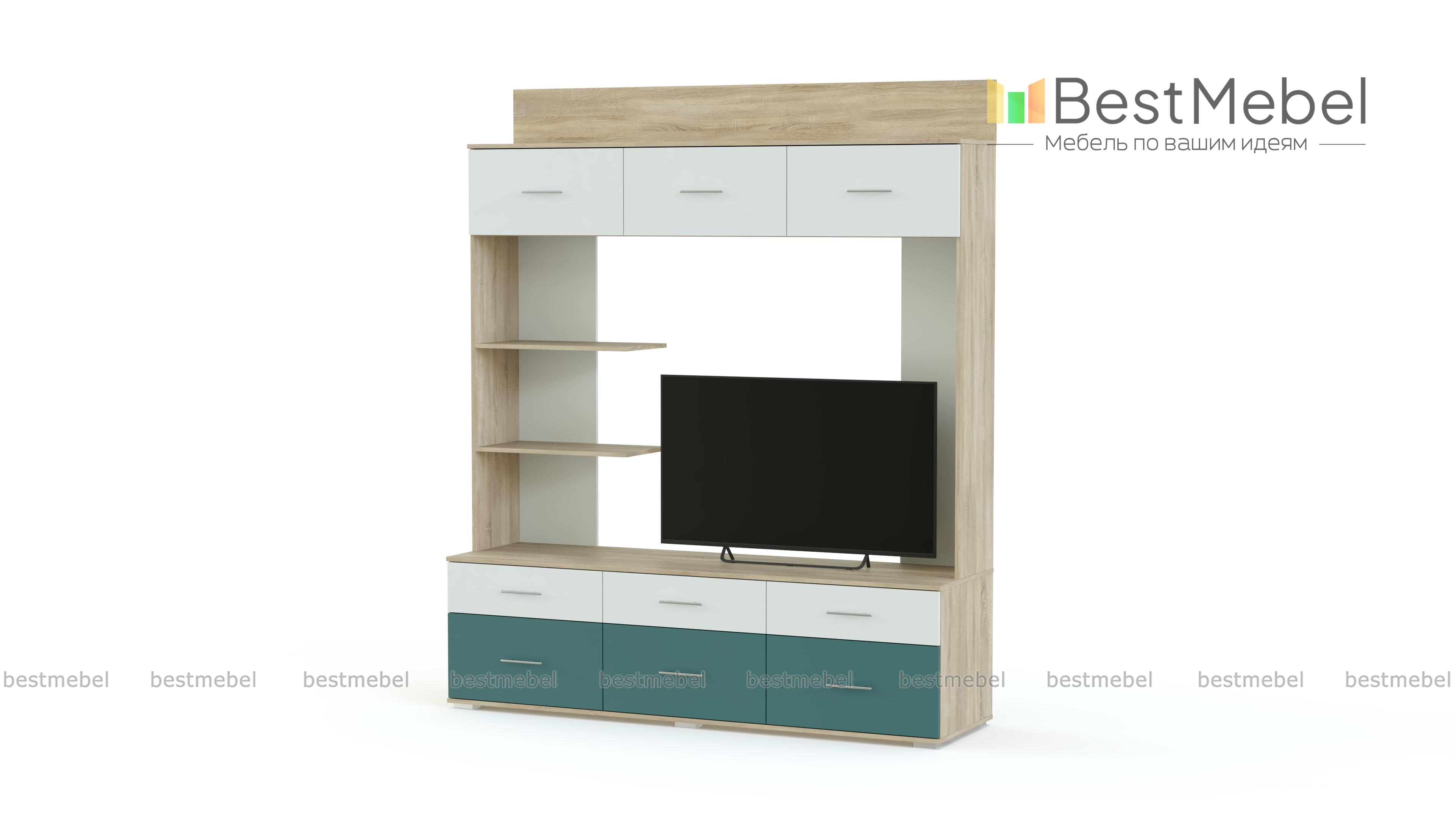 Гостиная - шкаф для ТВ Сити BMS - Фото