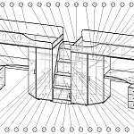 Чертеж Двухъярусная кровать Миф 4.5 BMS