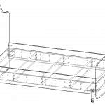 Чертеж Детская кровать Briz BMS