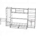 Чертеж Мебель детская Спайдер BMS