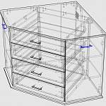 Чертеж Угловой комод Греко 2 BMS