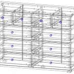 Чертеж Комод Зара 10 BMS