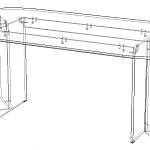 Чертеж Стол для переговоров Тетра 1 BMS