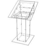 Схема сборки Ораторская трибуна 32  BMS