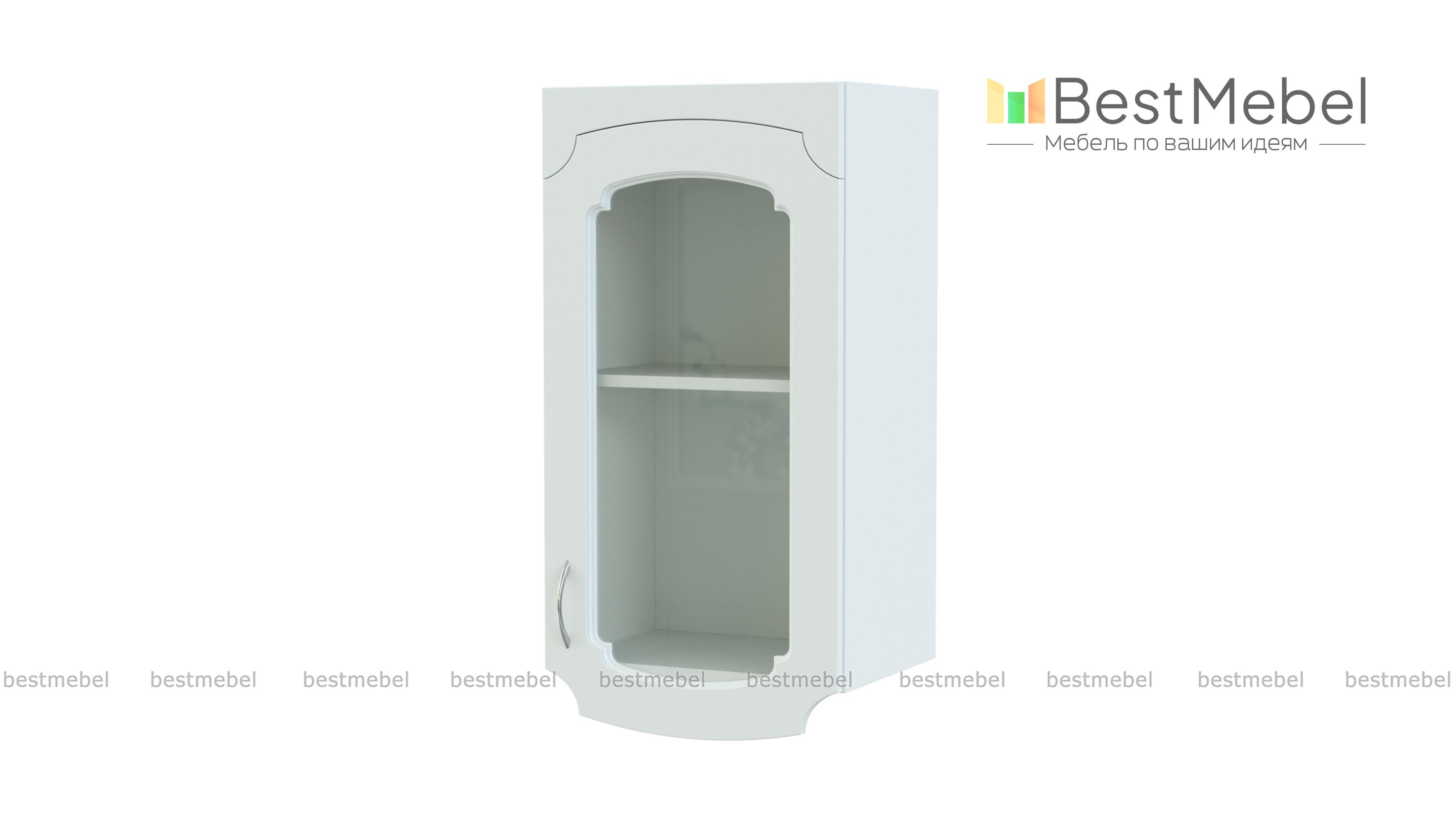 Эмилия шкаф-витрина 1ДВ BMS - Фото