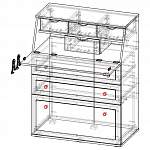 Чертеж Комод-секретер Милана 1 BMS