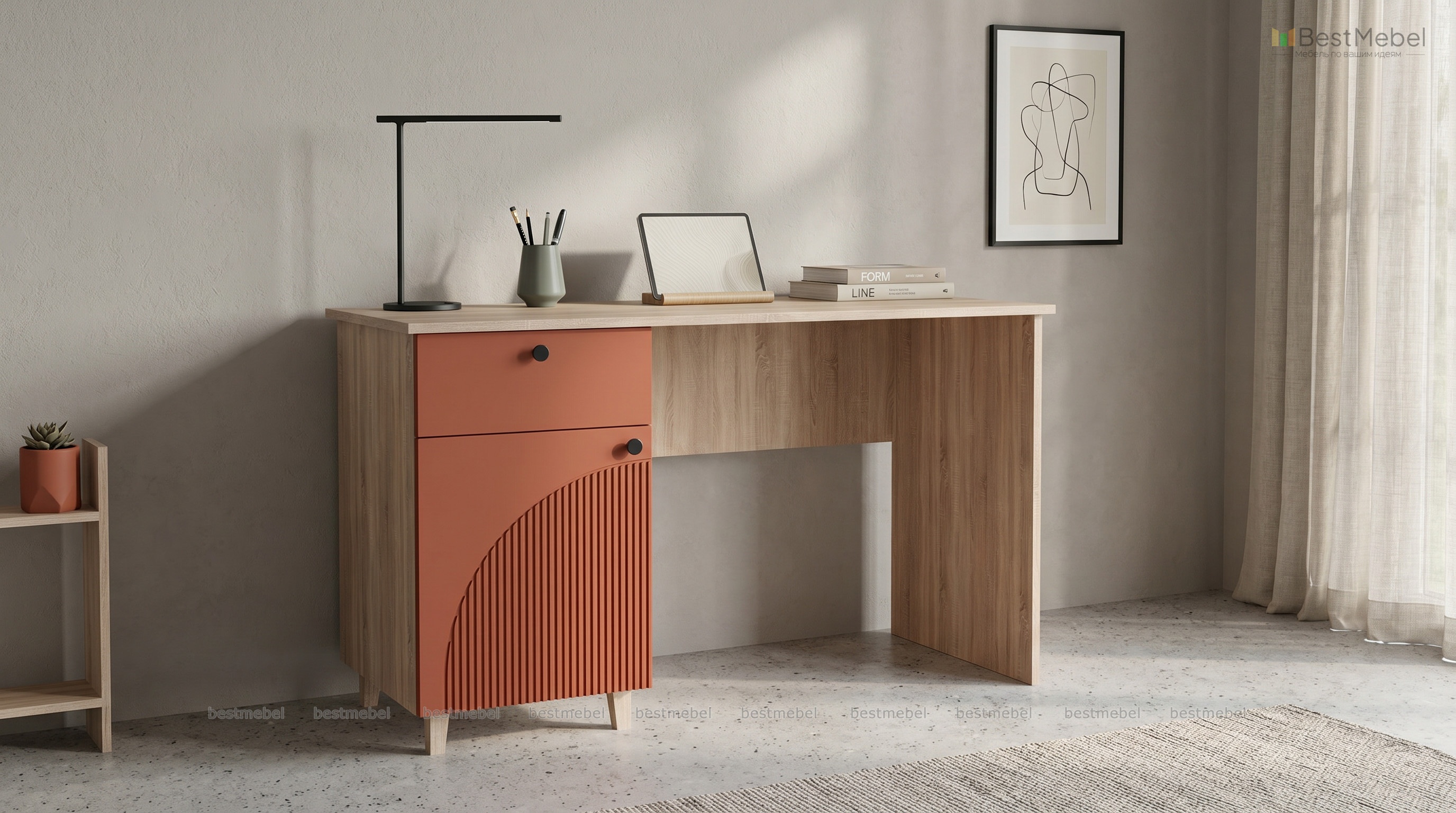 Стол письменный Вивьен 1 BMS