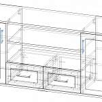 Чертеж Тумба под ТВ-1 BMS