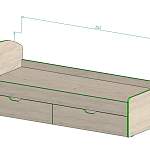 Кровать Даллас 1 BMS