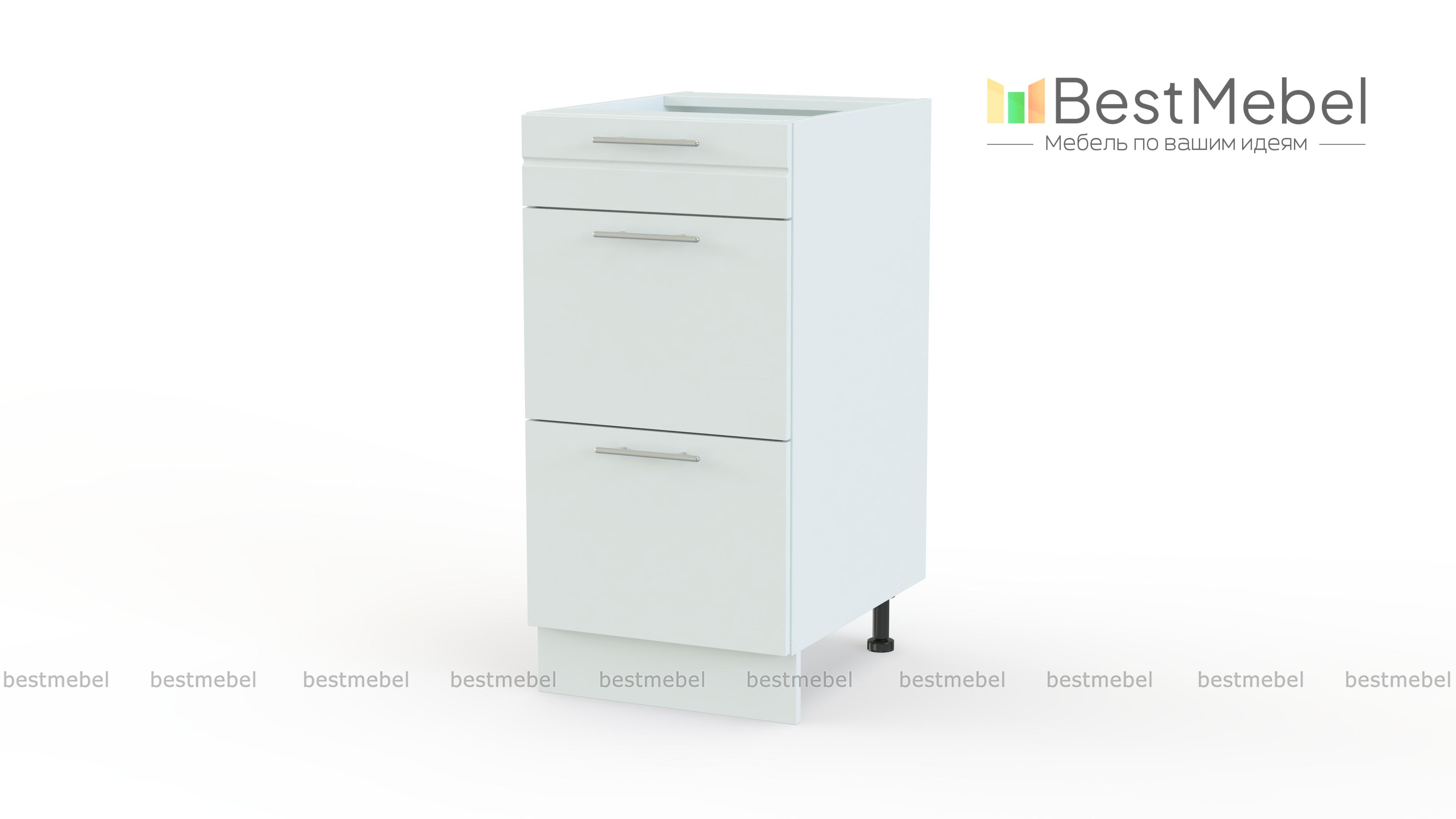 Стол  Олимпия с 3-мя ящиками BMS - Фото