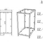 Чертеж Тумба Флинт 13 BMS