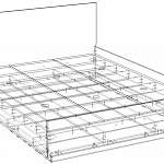 Чертеж Кровать Димметрия BMS