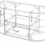 Чертеж Комод радиусный Нико 13 BMS