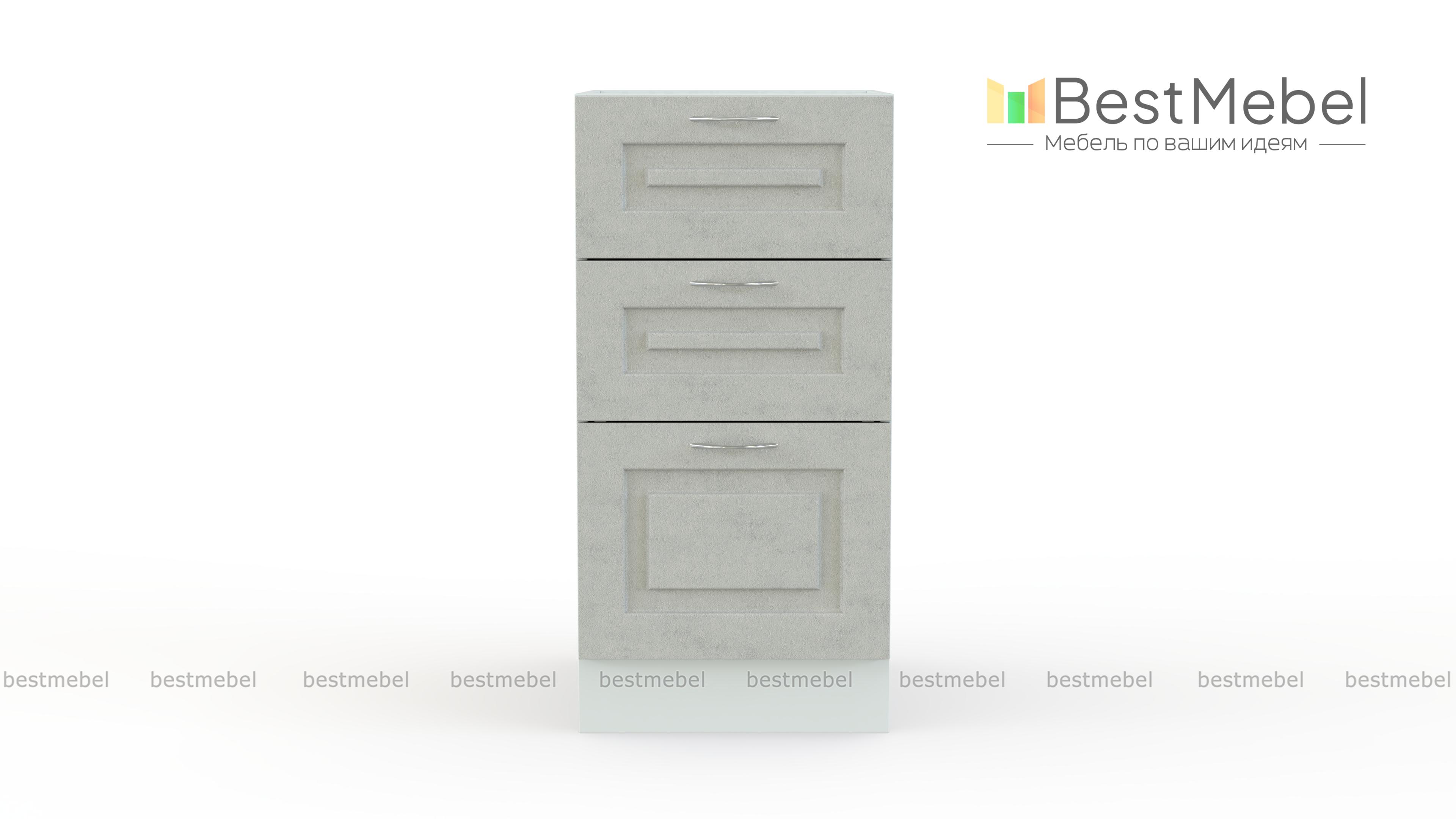 Шкаф нижний Гарда 300 3 ящика BMS - Фото